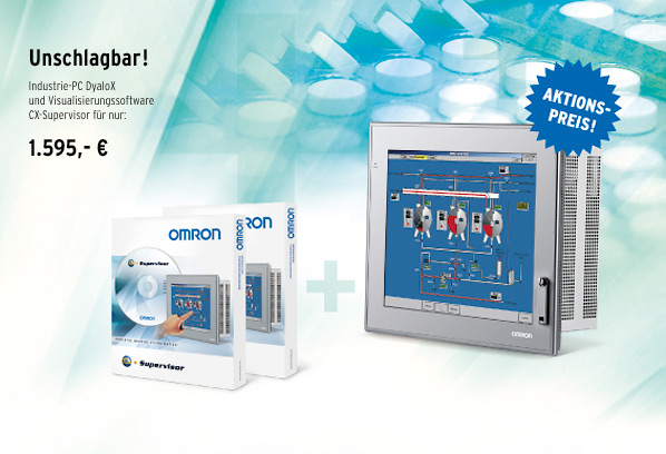Unschlagbar! Industrie-PC DyaloX und Visualisierungssoftware CX-Supervisor f&uuml;r nur: 1.595,- Euro