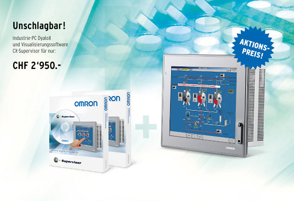 Unschlagbar! Industrie-PC DyaloX und Visualisierungssoftware CX-Supervisor f&uuml;r nur: CHF 2�950.-